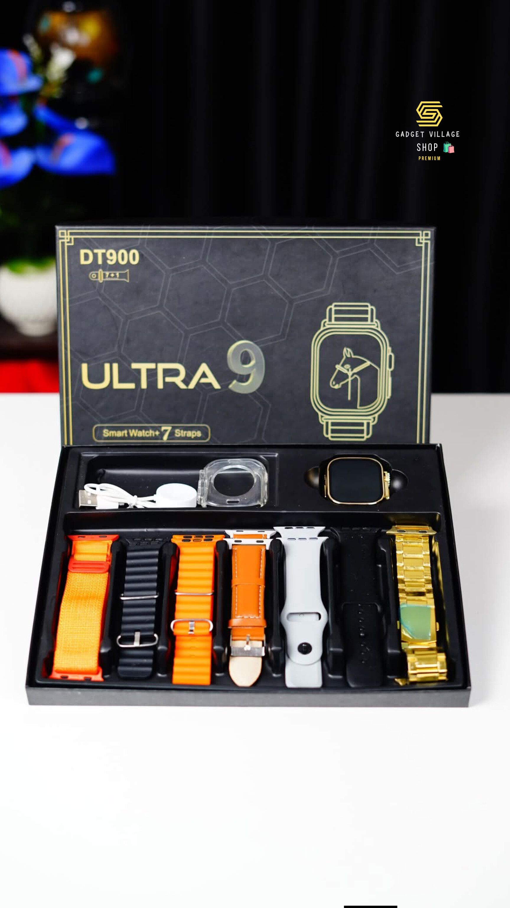 DT 900 Ultra 9 Golden edition Premium smartwatch